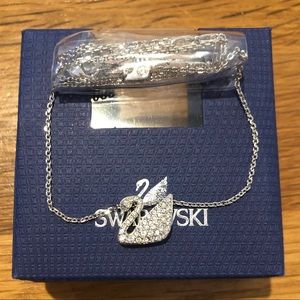 Swarvoski swan necklace.